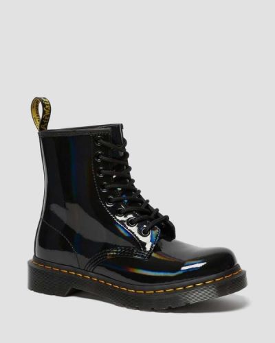 Botines Dr Martens 1460 Rainbow Patent Para Mujer DR6606C